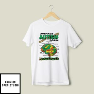 Average Autism Brain Train T-Shirt