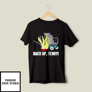 Back It Up Terry T-Shirt Funny 4th Of July Wheelchair Firework