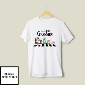 Bluey Friends Abbey Road Here Come The Grannies T-Shirt