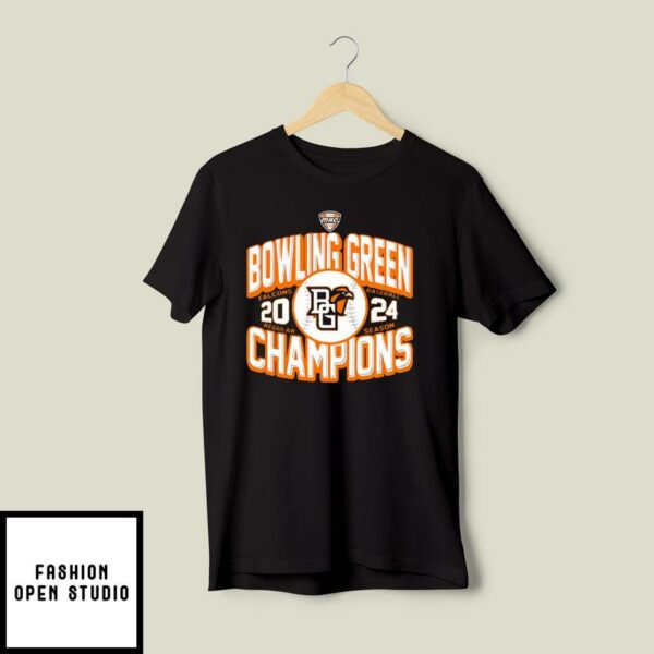 Bowling Green Falcons 2024 Regular Baseball Season Champions T-Shirt