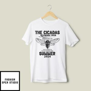 Cicadas Reunion Tour Broods XIII And XIX Summer 2024 T-Shirt
