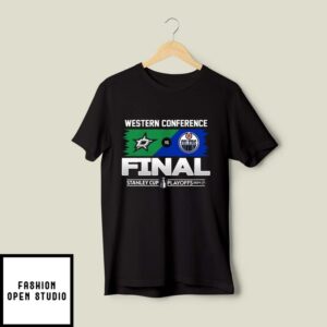 Dallas Stars vs Edmonton Oilers 2024 NHL Western Conference Final T-Shirt