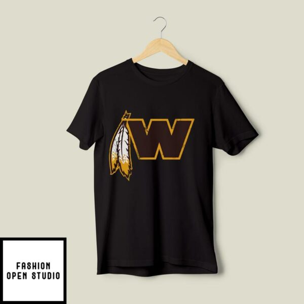 Feather Washington Commanders T-Shirt