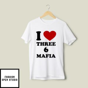 I Love Three 6 Mafia Tank Top