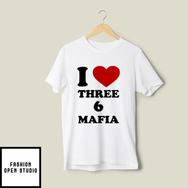 I Love Three 6 Mafia Tank Top