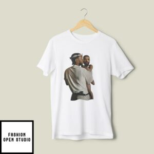 Kendrick Lamar Holding Baby Drake T-Shirt