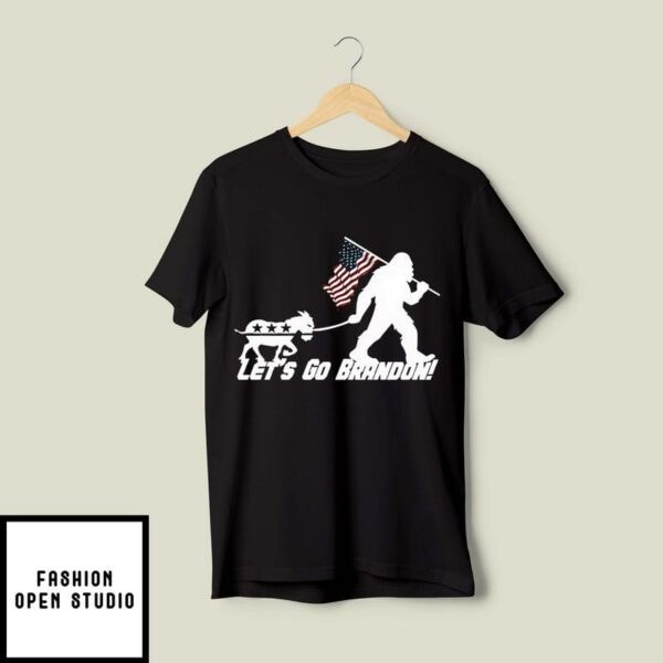 Let’s Go Brandon Bigfoot Anti Biden T-Shirt