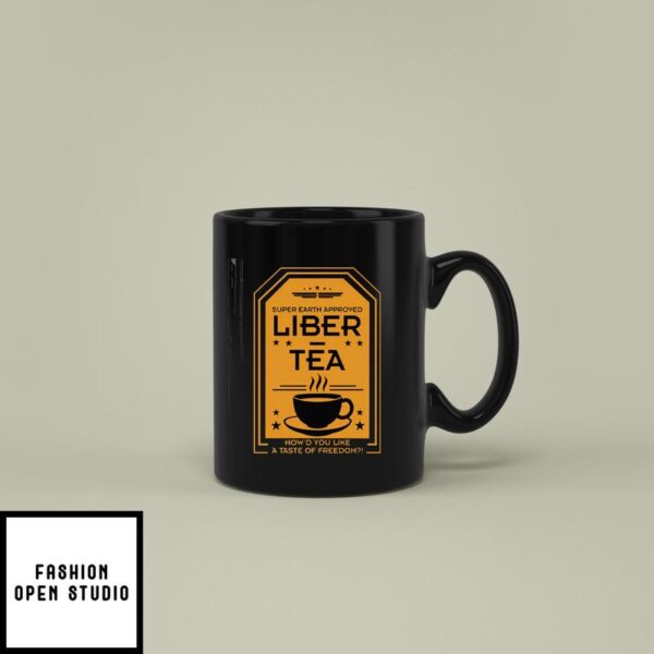 Liber Tea Super Earth Approve Helldivers 2 Mug Liber Tea Nutrition Facts