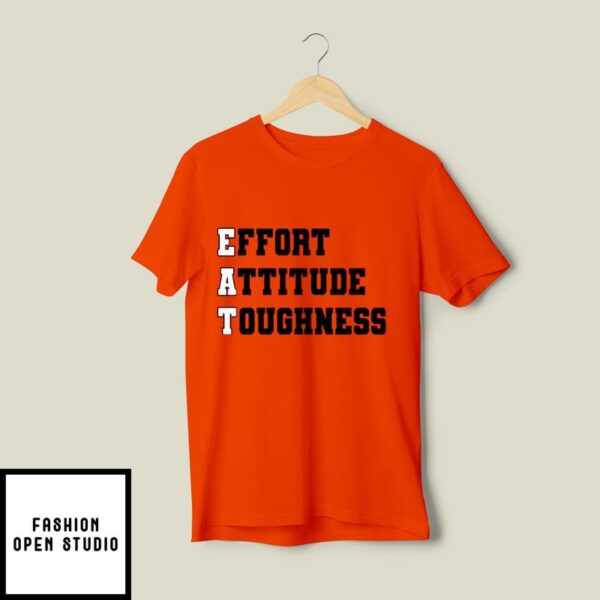 Logan Elm Football Effort Attitude Toughness EAT T-Shirt