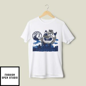 Minnesota Timberwolves Mascot Skyline T-Shirt