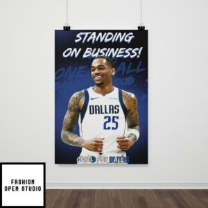 Paul Jamaine Washington Jr Dallas Mavericks Standing On Business Tonight In GM 6 Poster