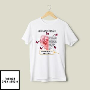 Personalized Missing You Always T-Shirt Poem