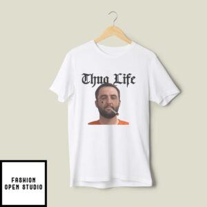 Scottie Scheffler Mug Shot Thug Life T-Shirt