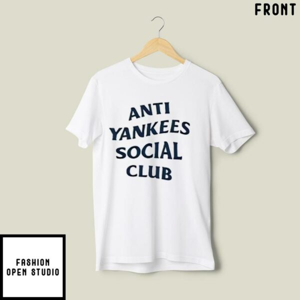 Tampa Bay Rays Anti Yankees Social Club T-Shirt