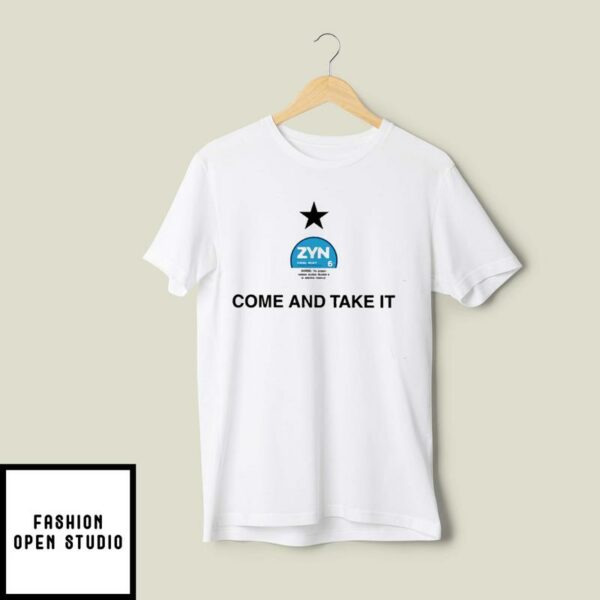 Zyn Cool Mint Come And Take It Chuck T-Shirt