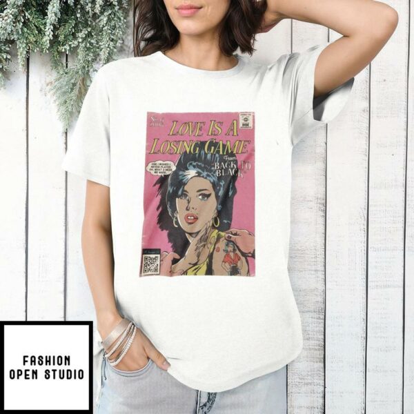 Amy Winehouse T-Shirt Love Is A Losing Game Stage Vintage