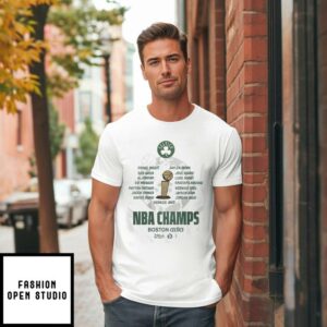 Boston Celtics Championship 2023 2024 Champions Only Work Win T Shirt 1