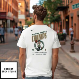 Boston Celtics Championship 2023 2024 Champions Only Work Win T Shirt 2