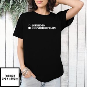 David J Harris Jr Not Joe Biden I Vote For Convicted Felon T-Shirt