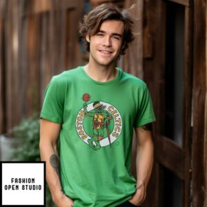 Joe Mazzulla Ninja Turtles Boston Celtics T-Shirt