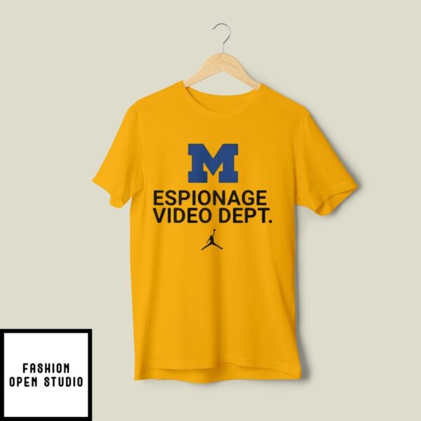 Michigan Espionage Video Deft Do Not Block Camera T-Shirt