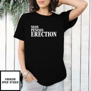 Neon Penisis Erection Neon Genesis Evangelion T-Shirt