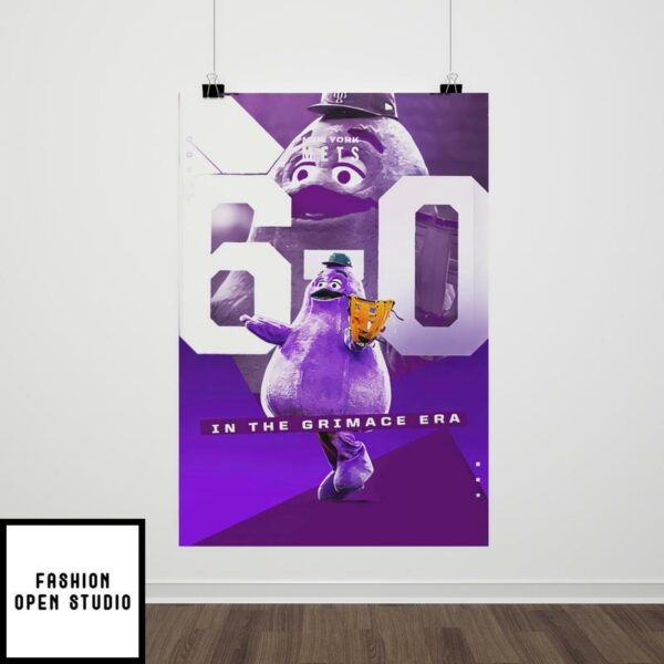 New York Mets In The Grimace Era Poster