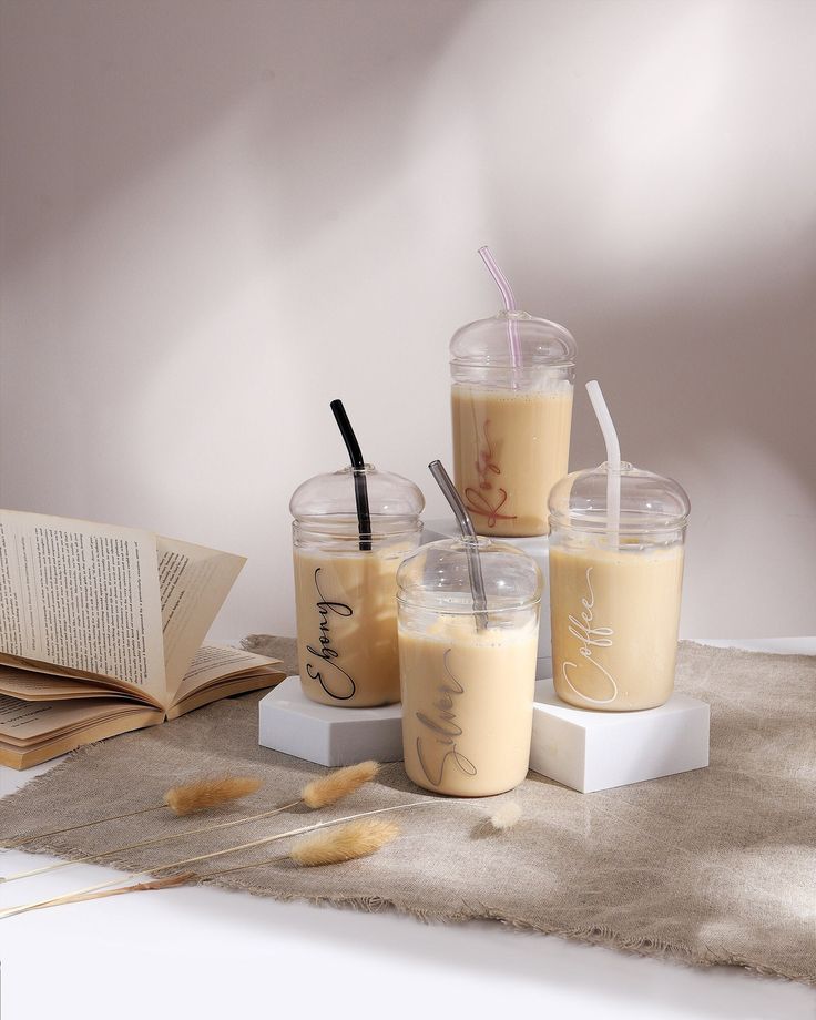 Personalized iced coffee cups