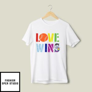 Seattle Mariners Love Wins Pride Month T-Shirt