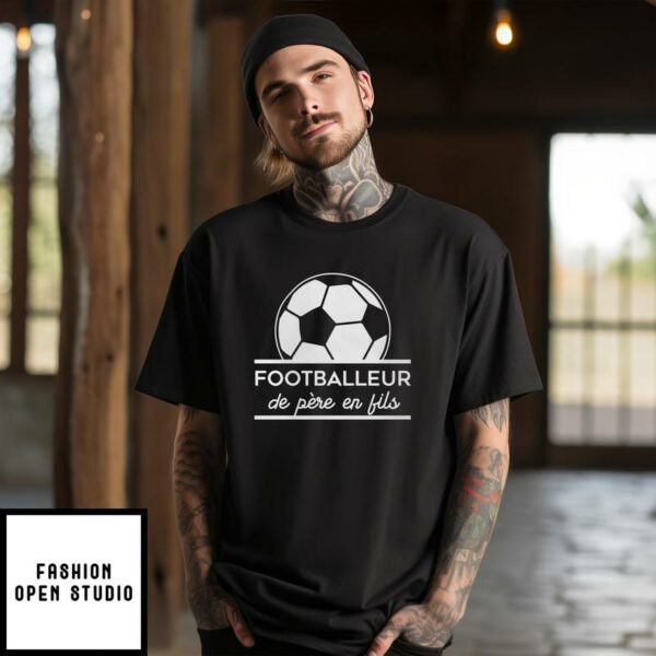 Sweat Pull assortis Footballeur de pere en fils