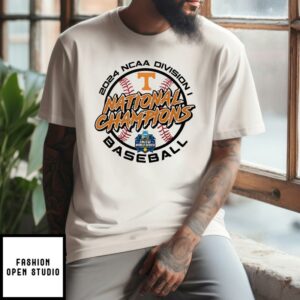 Tennessee Volunteers 2024 Men’s Baseball College World Series Champions T-Shirt