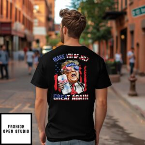 Trump Coors Light Make 4th Of July Great Again T-Shirt