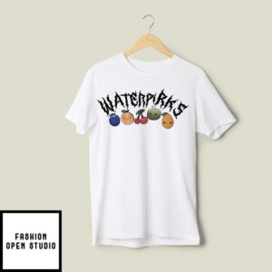 Waterparks Metal Font Fruit Baby Sensory T-Shirt