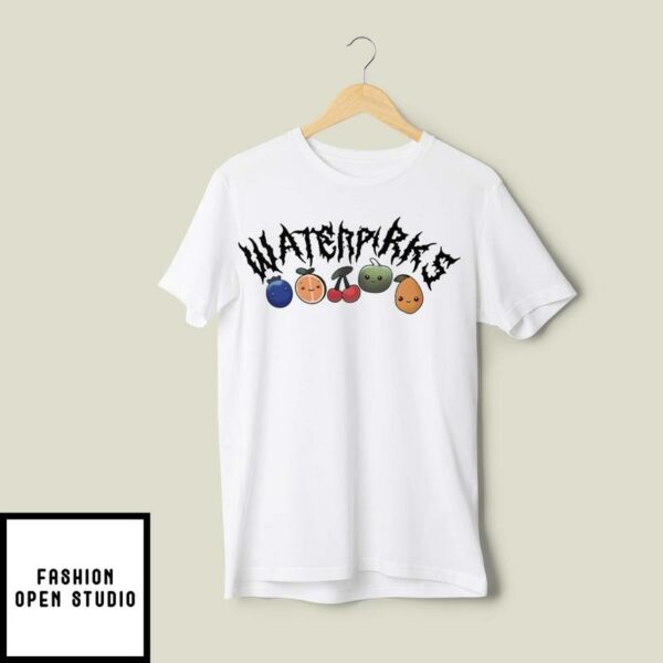 Waterparks Metal Font Fruit Baby Sensory T-Shirt