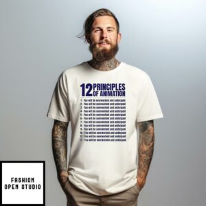 12 Principles Of Animation T-Shirt