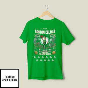 2024 Celtics Eastern Conference Finals 2024 11 Time Champions T Shirt 2