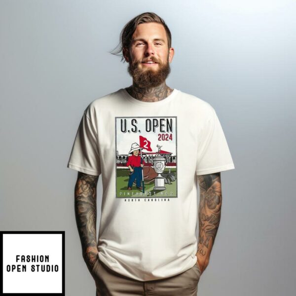 2024 Us Open Ahead Green Putter Boy Chapman T-Shirt