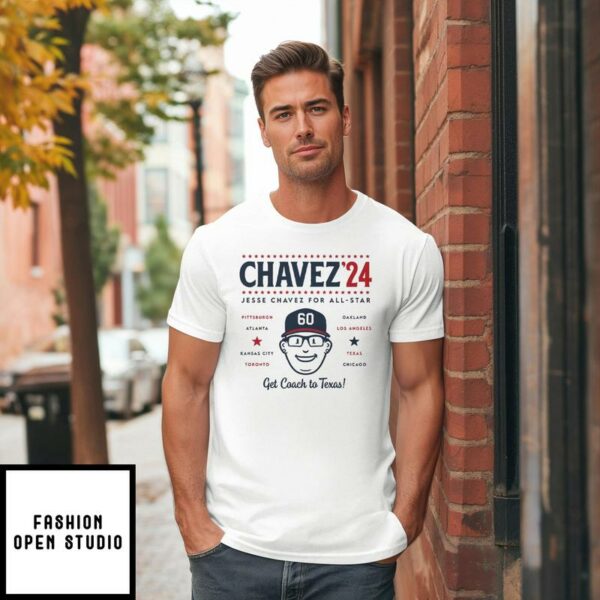 Atlanta Braves Chavez ’24 Jesse Chavez For All-Star T-Shirt