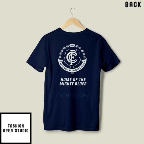 Carlton Blues Football Club Home Of Mighty Blues T-Shirt