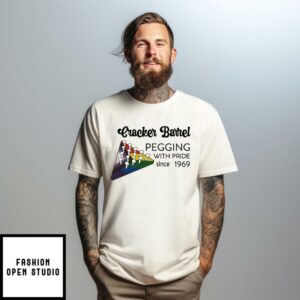 Cracker Barrel Pegging With Pride Since 1969 T-Shirt