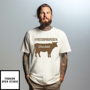 Dunstable Brown Cow Freedom Run 2024 Massachusetts T-Shirt