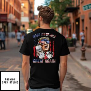 Modelo Trump Make 4th of July Great Again T Shirt 2