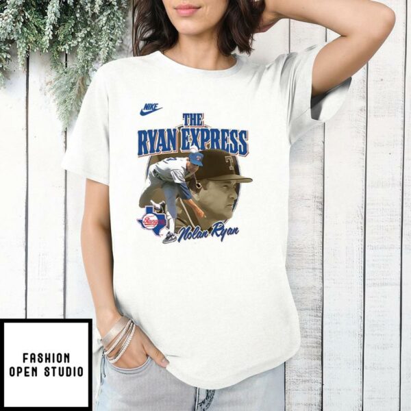 Nolan Ryan Rangers The Ryan Express T-Shirt