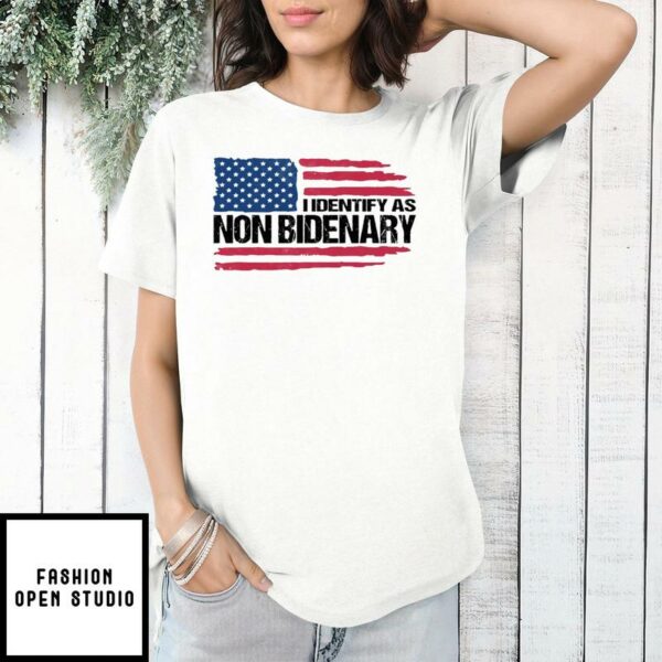 Non Bidenary T-Shirt American Flag