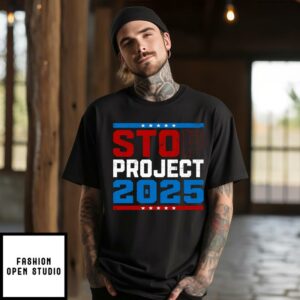 Pro-Democracy Stop Project 2025 Presidential Election 2024 T-Shirt