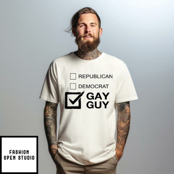 Republican Democrat Gay Guy T-Shirt