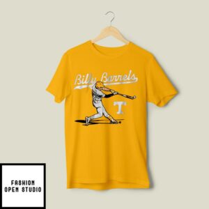 Tennessee Baseball Billy Amick Billy Barrels T-Shirt