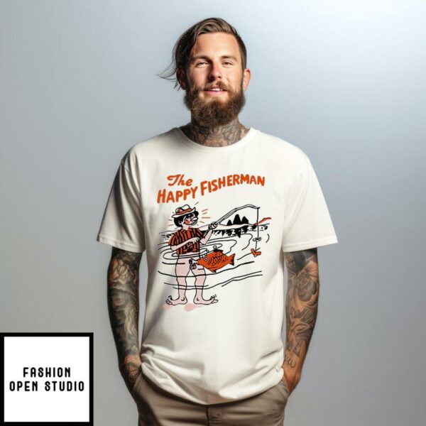 The Happy Fisherman T-Shirt with discount up to 30 of T-Shirt value