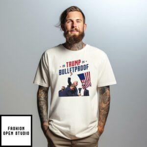 Trump 2024 Bulletproof Shooting Rally T-Shirt