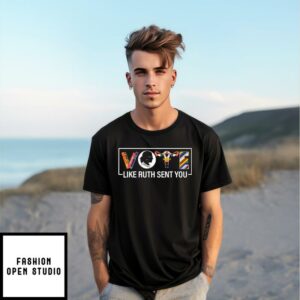 Vote Like Ruth Sent You T-Shirt Uterus Feminist LGBT T-Shirt